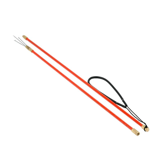 Maritec 2-Piece Fibreglass Hand Spear Orange