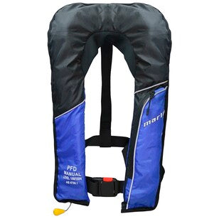 Marlin Explorer Level 150 Manual Inflatable PFD Life Jacket Adult Blue